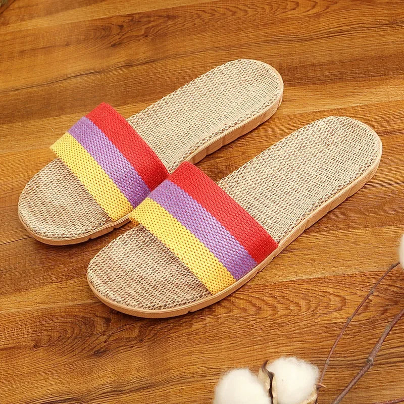 Ciabatte con fascia multicolor da donna - Ciabatte donna ATREND