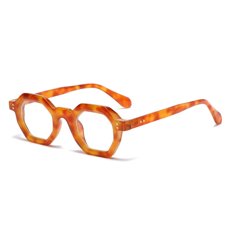 Occhiali da sole geometrici bicolor con lenti chiare o scure unisex - Occhiali da sole unisex ATREND