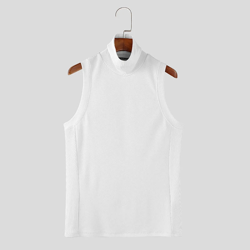 Dolcevita casual senza maniche da uomo - Dolcevita uomo ATREND