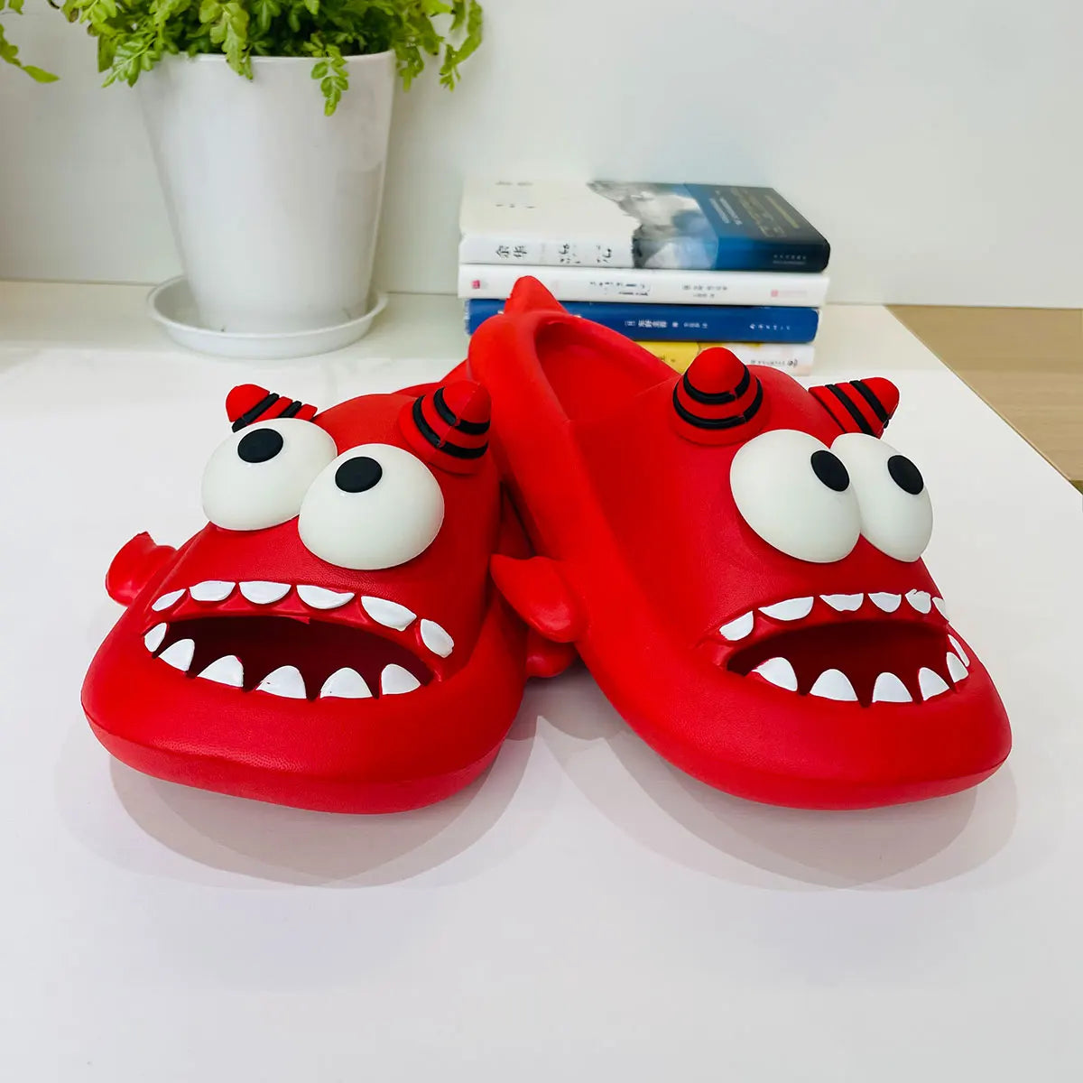 Ciabatte indoor a forma di squalo unisex - Ciabatte unisex ATREND