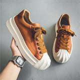 Sneakers casual in pelle PU e mesh unisex