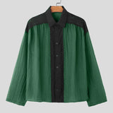 Camicia patchwork da uomo - Camicia uomo ATREND