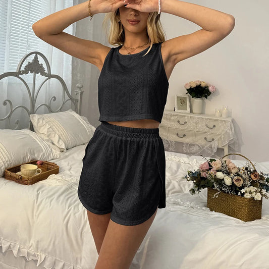 Pigiama casual canottiera e pantaloncini da donna - Pigiama donna ATREND