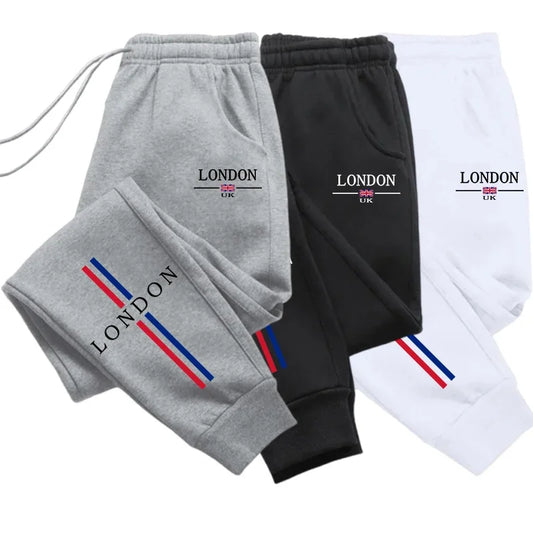Pantaloni sportivi con fascia elastica e lettere da donna - Pantaloni sportivi donna ATREND