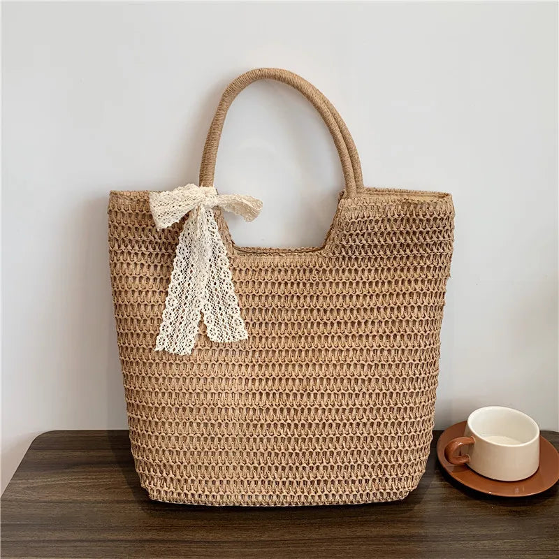Borsa a mano casual in cotone da donna - Borsa a mano ATREND