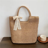 Borsa a mano casual in cotone da donna - Borsa a mano ATREND