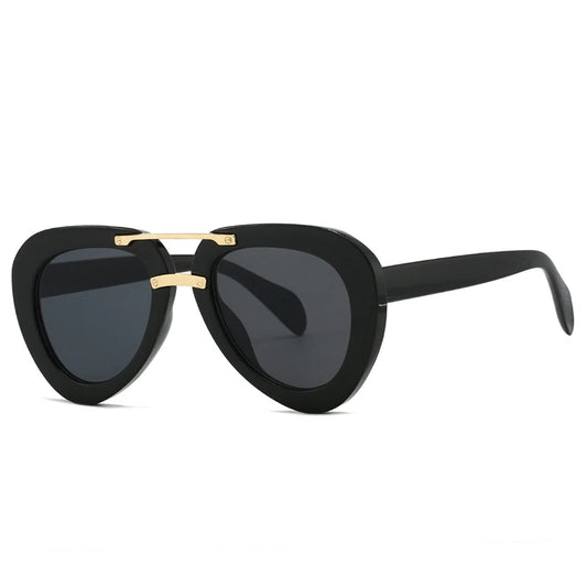 Occhiali da sole a goccia bicolor unisex - Occhiali da sole unisex ATREND
