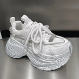 Sneakers outdoor con para alta tessuto mesh e lacci da donna - Sneakers donna ATREND