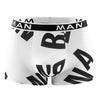 Calzoncillos bóxer casuales de 6 piezas con estampado de letras para hombre