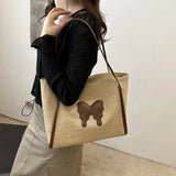 Borsa a spalla casual con farfalla da donna - Borsa a spalla ATREND