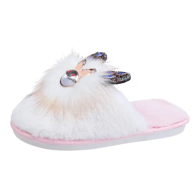 Pantofole indoor cartoon con pietre da donna - Ciabatte donna ATREND