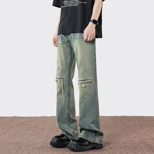 Jeans casual a gamba larga da uomo - Jeans uomo ATREND