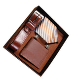 Set idea regalo con cintura portafoglio gravatta e gemelli da uomo - Idea regalo uomo ATREND