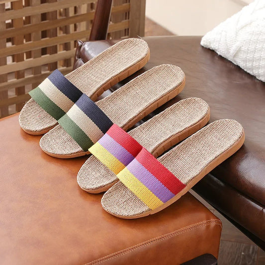 Ciabatte con fascia multicolor da donna - Ciabatte donna ATREND