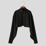 Blazer corto con maniche a sbuffo da uomo - blazer uomo ATREND