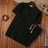 Set coordinato casual t-shirt e pantaloncini da uomo - Set coordinato uomo ATREND