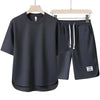 Set coordinato Trendy casual T-shirt a maniche corte con pantaloncini da uomo