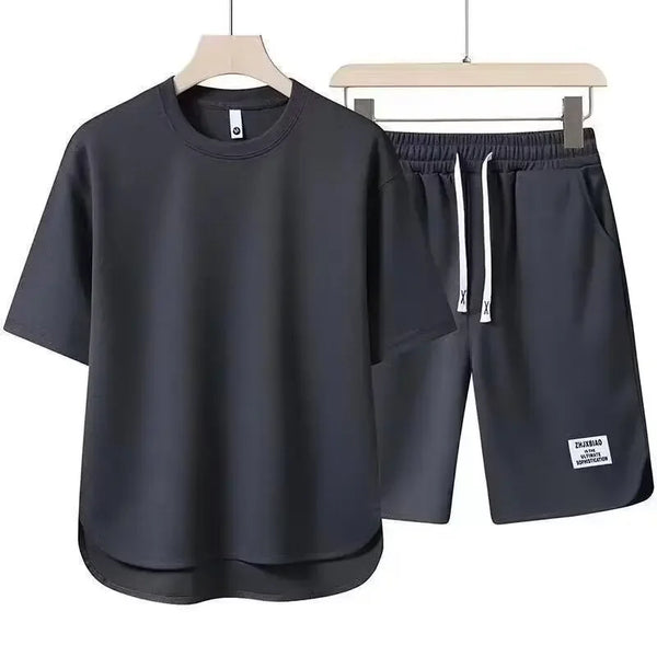 Set coordinato Trendy casual T-shirt a maniche corte con pantaloncini da uomo