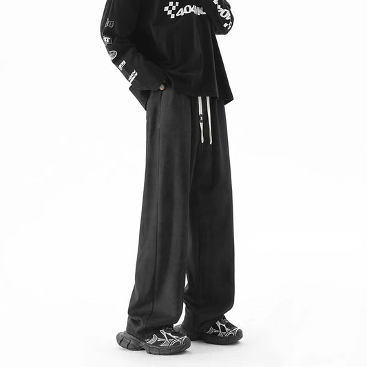 Pantaloni casual con fascia elastica da uomo - Pantaloni uomo ATREND