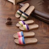 Ciabatte con fascia multicolor da donna - Ciabatte donna ATREND