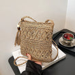 Borsa a tracolla lavorata a mano in cotone da donna - Borsa a tracolla ATREND