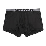 Calzoncillos bóxer casuales de 4 piezas con banda elástica para hombre