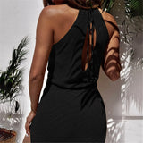 Women's Geometric Print Side Slit Swimsuit Cover Up