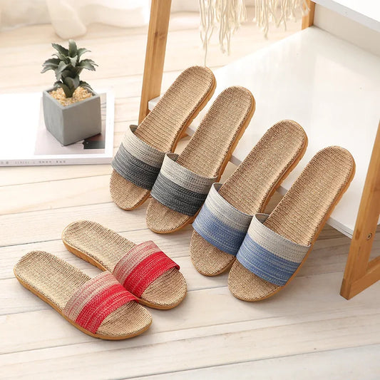 Ciabatte casual con fascia bicolore da donna - Ciabatte donna ATREND