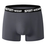 Boxer casual 6 pezzi in cotone con fascia elastico e lettere da uomo - Boxer uomo ATREND