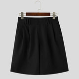 Pantaloncini casual a gamba larga da uomo - Pantaloncini uomo ATREND