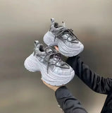 Sneakers outdoor con para alta tessuto mesh e lacci da donna - Sneakers donna ATREND
