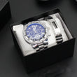 Casual Gift Idea Set with Men's Watch and Bracelet