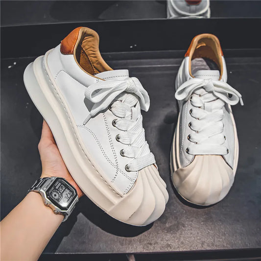 Sneakers casual in pelle PU e mesh unisex