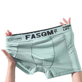 Boxer casual 6 pezzi con fascia elastica con lettere da uomo - Boxer uomo ATREND