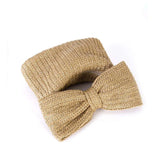 Borsa a mano in cotone con fiocco frontale da donna - Borsa a mano ATREND