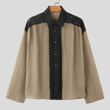 Camicia patchwork da uomo - Camicia uomo ATREND