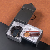 Set idea regalo casual con orologio cintura penna e un paio di gemelli da uomo - Idea regalo uomo ATREND