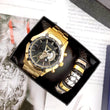 Set idea regalo con orologio e braccialetto da uomo - Idea regalo donna ATREND