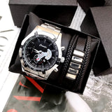 Set idea regalo con orologio e braccialetto da uomo - Idea regalo donna ATREND