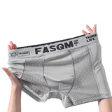 Boxer casual 6 pezzi con fascia elastica con lettere da uomo - Boxer uomo ATREND