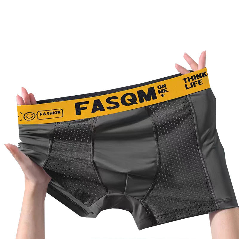 Boxer casual 6 pezzi con fascia elastica con lettere da uomo - Boxer uomo ATREND