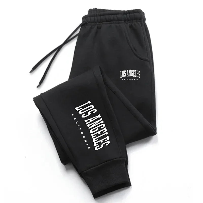 Pantaloni sportivi con fascia elastica e lettere da uomo - Pantaloni sportivi uomo ATREND