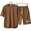 Set coordinato Trendy casual T-shirt a maniche corte con pantaloncini da uomo