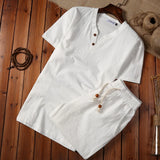 Set coordinato casual t-shirt e pantaloncini da uomo - Set coordinato uomo ATREND