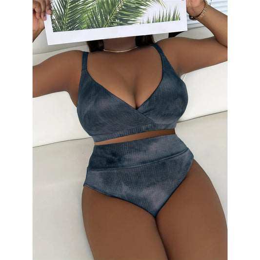 Women's two-piece bikini bra and panties