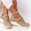 Sneakers casual con para alta dietro e lacci da donna - Sneakers donna ATREND