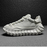 Sneakers casual in pelle microfibra da uomo