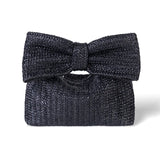Borsa a mano in cotone con fiocco frontale da donna - Borsa a mano ATREND