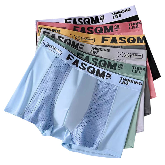 Boxer casual 6 pezzi con fascia elastica con lettere da uomo - Boxer uomo ATREND