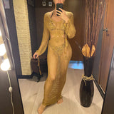 Copri costume in rete lavorato a mano trasparente da donna - copri costume ATREND